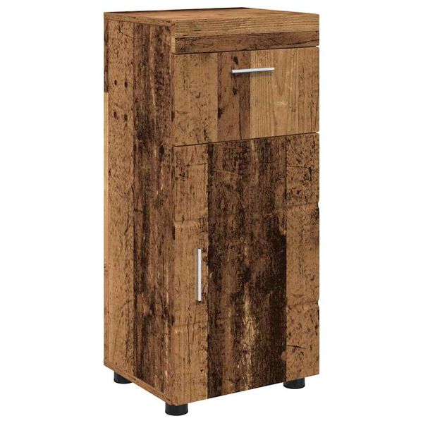 vidaXL Badkamerkastenset TULUM Oudhout 37 x 31,5 x 82 cm Bewerkt hout
