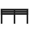 vidaXL Hoofdbord Zwart Eiken 200 cm Bewerkt hout