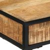 vidaXL Plafondtafel met lade Bruin 100 x 40 x 120 cm Massief mangohout