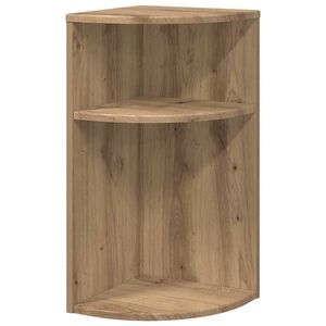 vidaXL Bijzettafel Artisan Eiken 29,6 x 29,6 x 60 cm Bewerkt hout