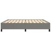 vidaXL Bedframe zonder matras stof donkergrijs 200x200 cm