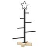 vidaXL Metalen kerstboom KUOPIO 60 cm Staal Zwart
