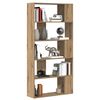 vidaXL Boekenkast Artisan Eiken 80 x 24 x 159 cm Bewerkt hout