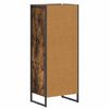 vidaXL Badkamer Kast met lade Rook Eik 40 x 30 x 100 cm Bewerkt hout