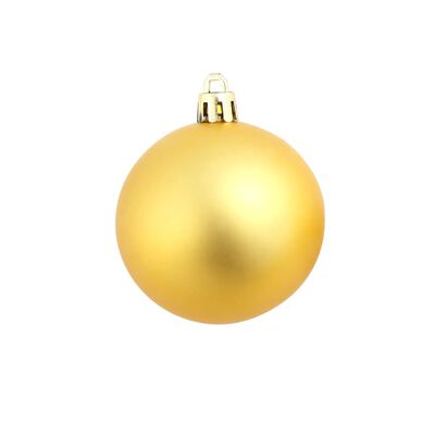 vidaXL 100-delige Kerstballenset 3/4/6 cm goudkleurig