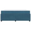 vidaXL Bedframe met matras Blauw 180 x 200 cm Stof