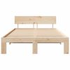 vidaXL Bedframe met hoofdeinde Naturel 140 x 190 cm Massief grenenhout