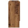 vidaXL Wandkast Wandgemonteerd Oud hout 60 x 31 x 70 cm Bewerkt hout