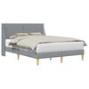 vidaXL Bedframe Effen met hoofdeinde aansluitplaat
