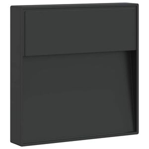 vidaXL Buitenwandlamp LED gegoten aluminium zwart