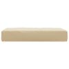 vidaXL Palletkussen 60x60x8 cm oxford stof beige