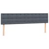 vidaXL Boxspring met matras fluweel donkergrijs 180x210 cm