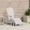 vidaXL Adirondack-stoel Wit 74 x 82 x 92cm HDPE