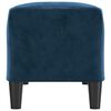 vidaXL Bankje 100x35x41 cm fluweel blauw