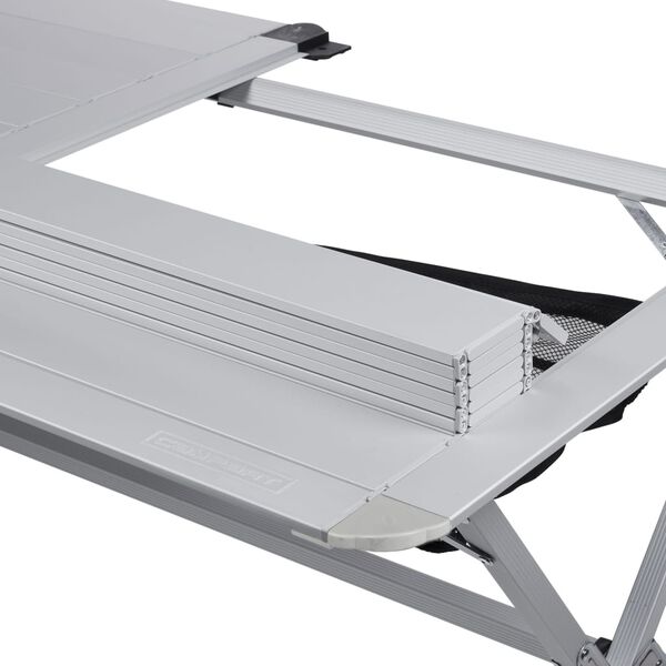 Campart Travel Campingtafel oprolbaar Michigan 140x80x70 cm aluminium