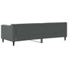 vidaXL Slaapbank 80x200 cm stof donkergrijs