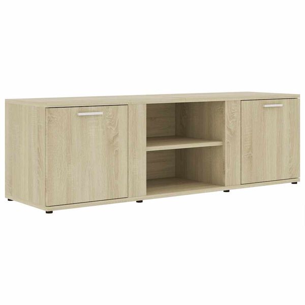 vidaXL Tv-meubel 120x34x37 cm bewerkt hout sonoma eikenkleurig