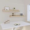 vidaXL Wandschappen 2 st 80x12x9 cm massief grenenhout