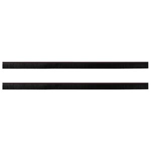 vidaXL Zelfklevende Deurborstels 2 pcs Bruin 100 cm Aluminium Legering