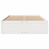 vidaXL Bedframe zonder matras met lades grenenhout wit 140x200 cm