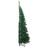 vidaXL Kunstkerstboom hoek 210 cm PVC groen