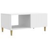 vidaXL Salontafel Wit 90 x 50 x 40 cm Bewerkt hout