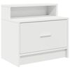 vidaXL Nachtkastje met lade 51x31x47 cm wit