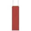 vidaXL Papieren zakken 50 st met hengsels 21x11x36 cm rood