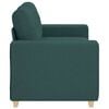 vidaXL Loveseat Sofa Donkergroen 160x77x82 cm Stof