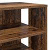 vidaXL Schoenenkast met plank met opslag 2 pcs Oudhout Bewerkt hout