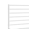 vidaXL Bedframe met hoofdbord metaal wit 160x200 cm