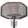 vidaXL Basketbalstandaard 258-363 cm polyetheen