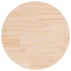 vidaXL Tafelblad rond &Oslash;50x3 cm massief grenenhout