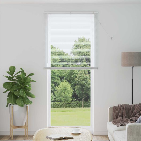 vidaXL Venetiaanse Blind Verstelbaar Wit 213 x 70 cm PVC
