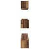 vidaXL Tv-meubelset Wandgemonteerd 7 pcs Oud Hout Bewerkt hout