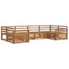 vidaXL Sofa-Sets 6 pcs Naturel Massief Acaciahout