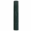 vidaXL Euro Hek Groen 1.6 x 10 m PVC-gecoat ijzer