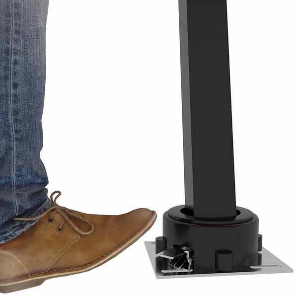 vidaXL Luifel handmatig uittrekbaar met LED 300x250 cm cr&egrave;mekleurig