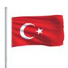 vidaXL Vlag Turkije 90x150 cm