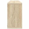 vidaXL Wandschap kubus 6 st 80x15x26,5cm bewerkt hout wit sonoma eiken