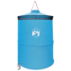 vidaXL Pop-up Toilet Tent met Hangende Touw 97 x 126 cm Blauw