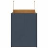 vidaXL Papieren zakken 250 st met hengsels 32x22x28 cm blauw