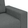 vidaXL Loveseat bank 140 cm stof donkergrijs
