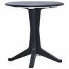 vidaXL Tuintafel 70 cm kunststof antraciet