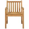vidaXL 5-delige tuinset 140x80 cm massief teakhout