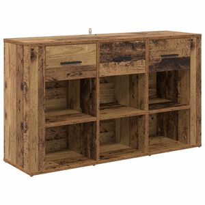 vidaXL Dressoir Oud Hout 100 x 30 x 59,5 cm Bewerkt hout