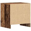 vidaXL Nachtkastje 2 pcs Oudhout 45 x 34 x 44,5 cm Bewerkt hout