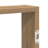 vidaXL Wandschap 43x9x60 cm bewerkt hout artisanaal eikenkleurig