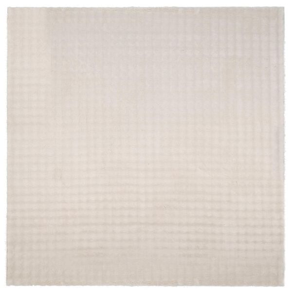 vidaXL Vloerkleden Vierkant SIROLO Beige 120 x 120 cm Polyester