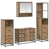 vidaXL Badkamermeubelset 4 st Artisan Eiken 80 x 33 x 60 cm